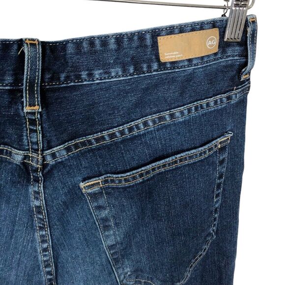 Ag Adriano Goldschmied 32R Alexxis High Rise Vintage Slim Jeans Button Fly Blue - Picture 9 of 12